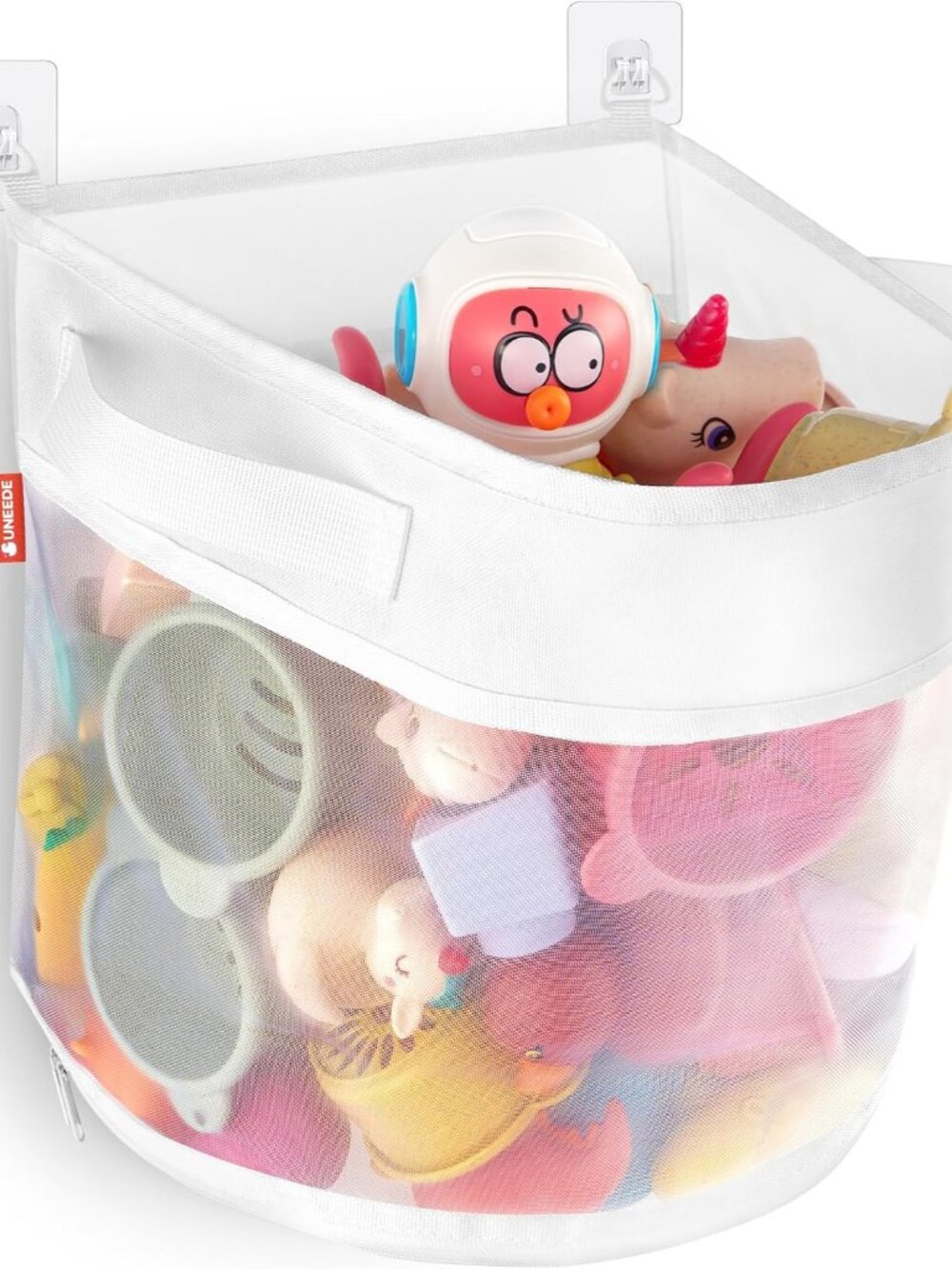 Bath Toy Organizer,4 Gallons Bathtub Toy Storage Organizer